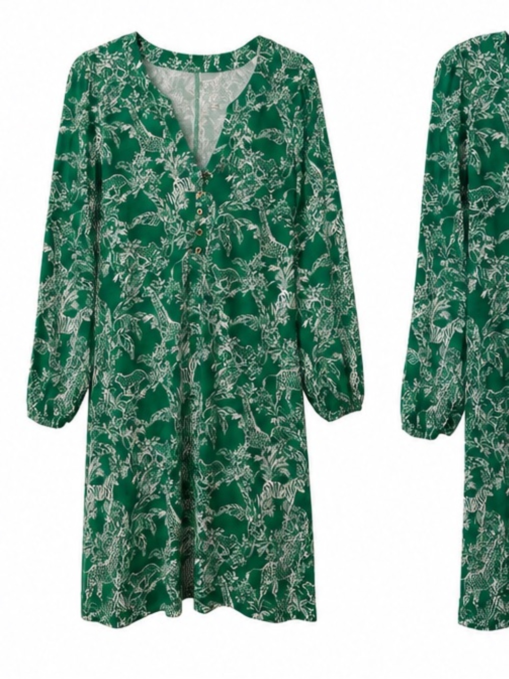 Lilly Pulitzer printed v neck tunic dress